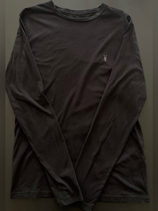 All Saints Other - All Saints Black Long-Sleeve Crewneck